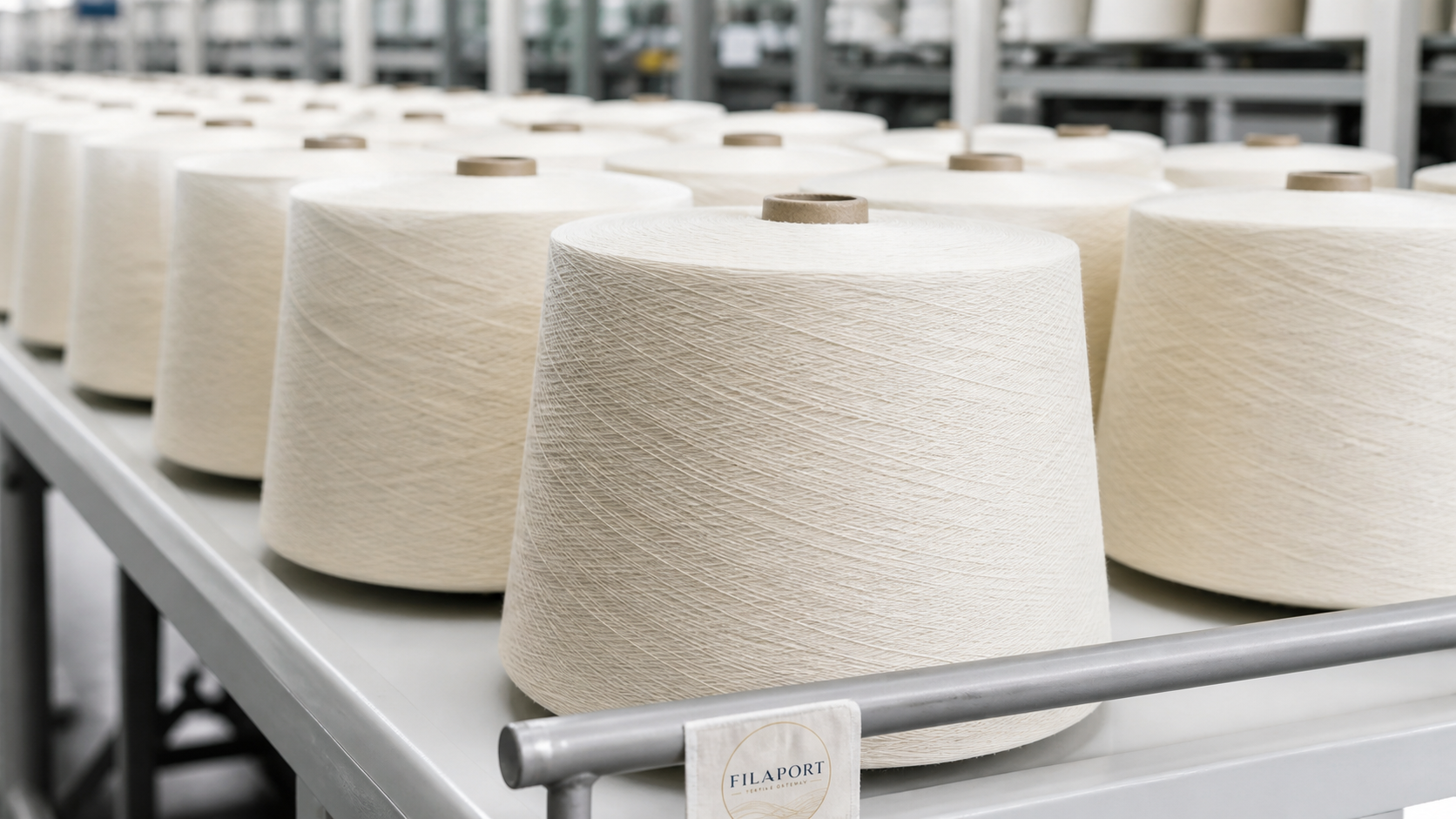 Filaport cotton yarn cheese cones