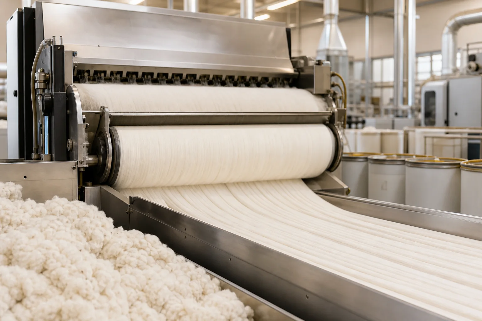 Cotton carding process
